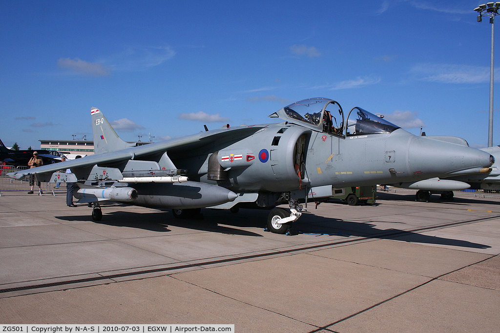 ZG501, British Aerospace Harrier GR.9 C/N P72, Static