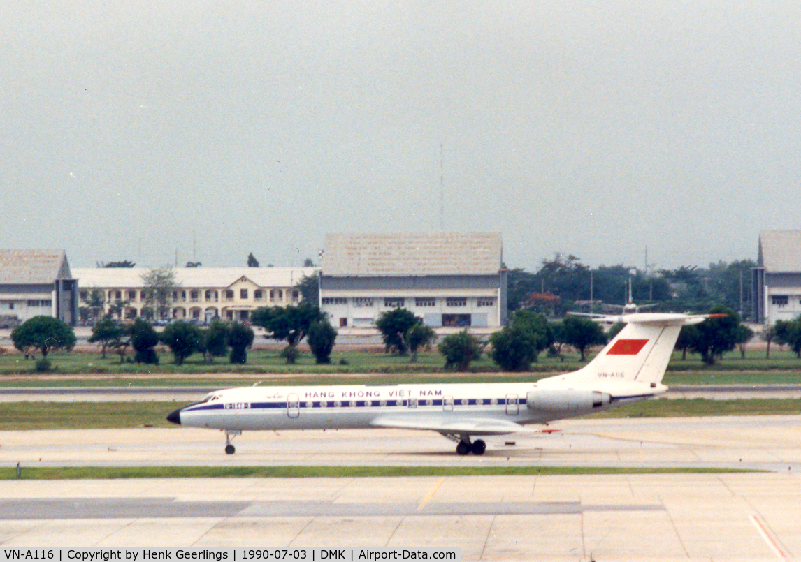 VN-A116, 1984 Tupolev Tu-134B-3 C/N 66230, Vietnam Airlines