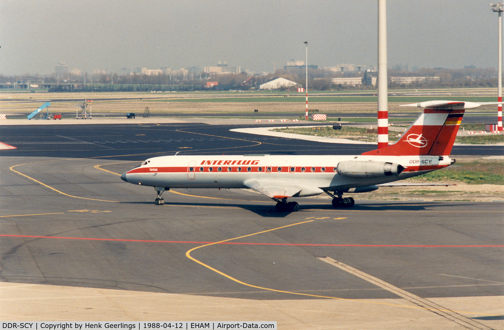 DDR-SCY, Tupolev Tu-134A C/N 60495, Interflug