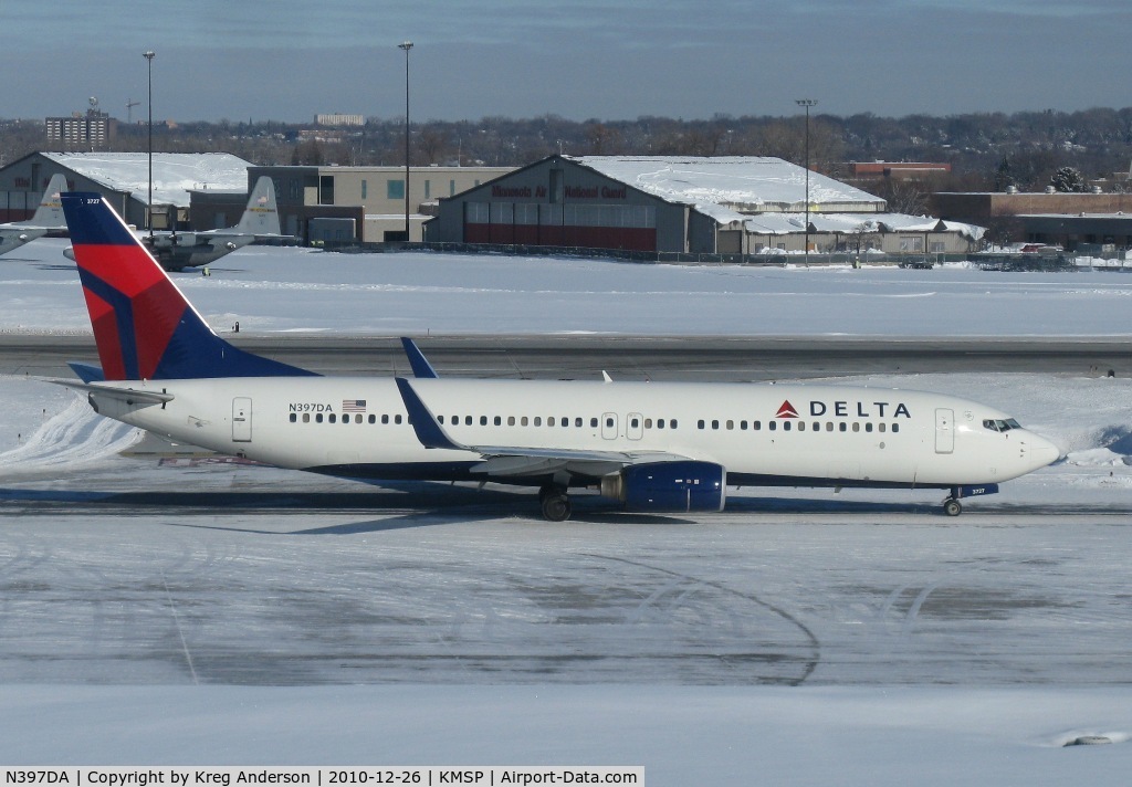 N397DA, 2000 Boeing 737-832 C/N 30537, Delta Airlines Boeing 737-832