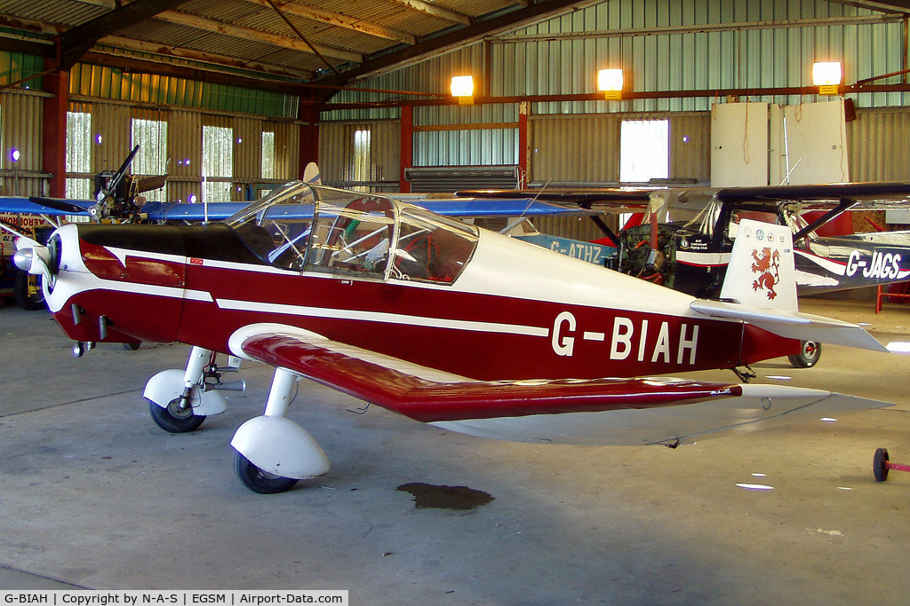 G-BIAH, 1964 Jodel D-112 C/N 1218, Parked inside