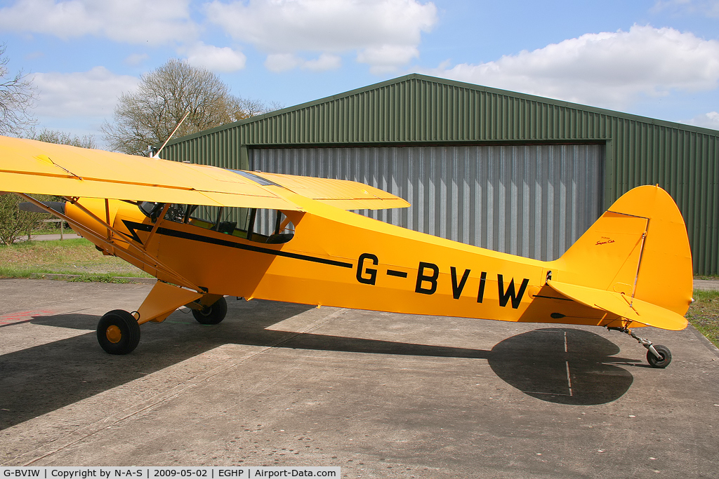 G-BVIW, 1965 Piper PA-18-150 Super Cub C/N 18-8277, Based