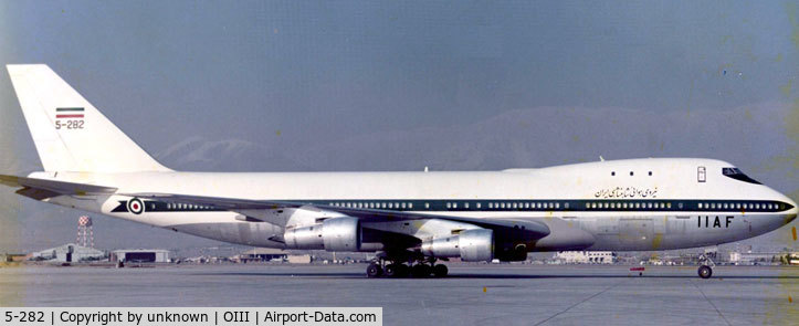 5-282, 1970 Boeing 747-131 C/N 20080, iiaf at mehrabad