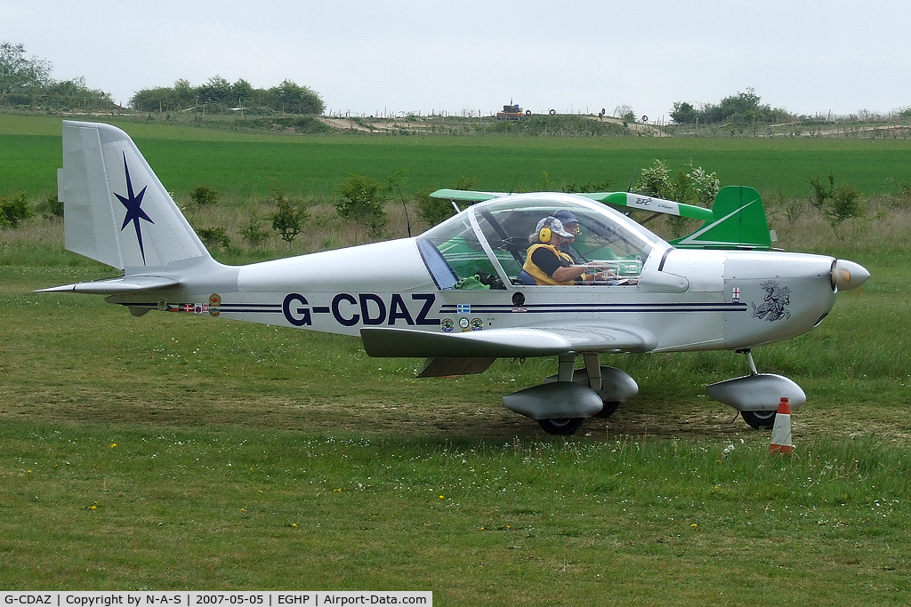 G-CDAZ, 2004 Aerotechnik EV-97 Eurostar C/N PFA 315-14268, Micro trade fair