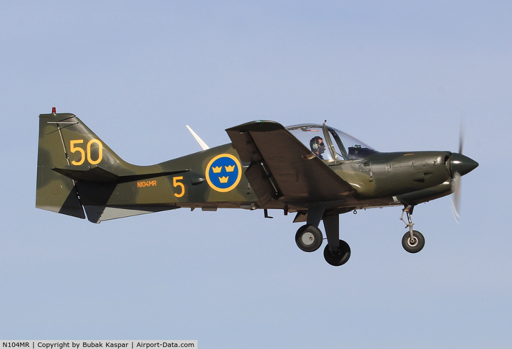 N104MR, Scottish Aviation Bulldog Series 100 Model 101 C/N 165, Coolidge, Fly in