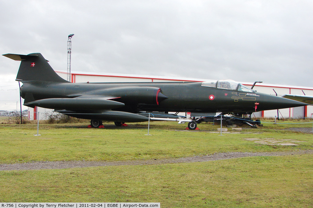 R-756, 1964 Lockheed F-104G Starfighter C/N 683D-6101, Lockheed F-104G Starfighter (CL-90), c/n: 683D-6101 at Midland Air Museum