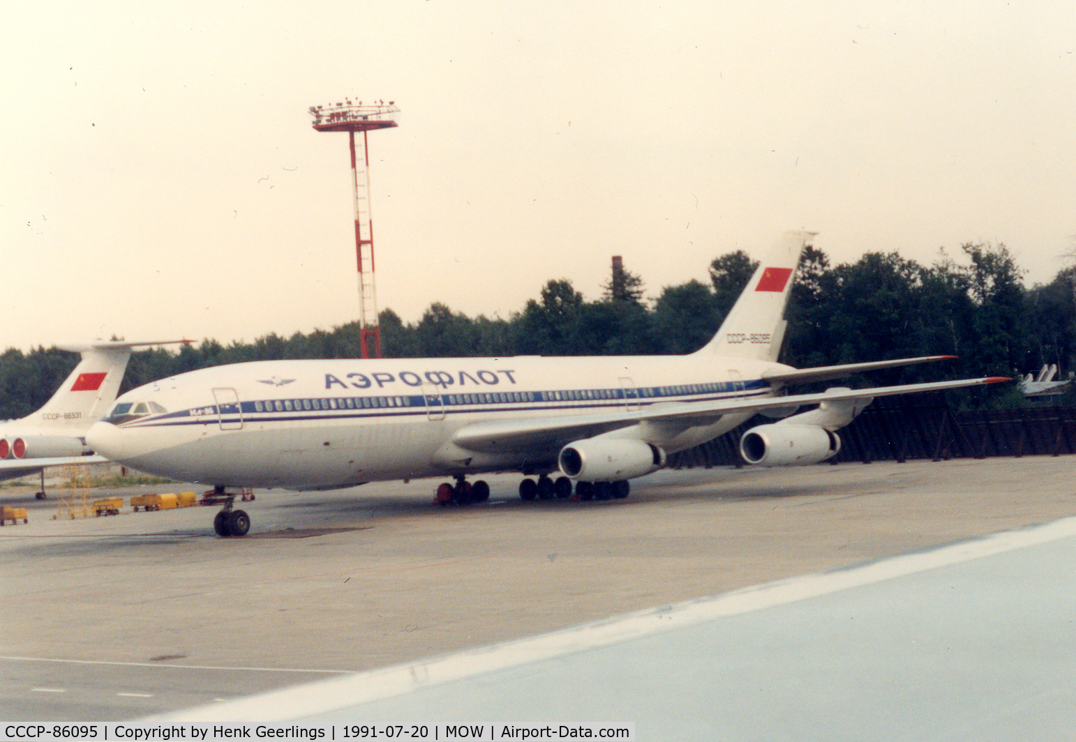 CCCP-86095, 1987 Illyusn Il-86 C/N 07066, Aeroflot