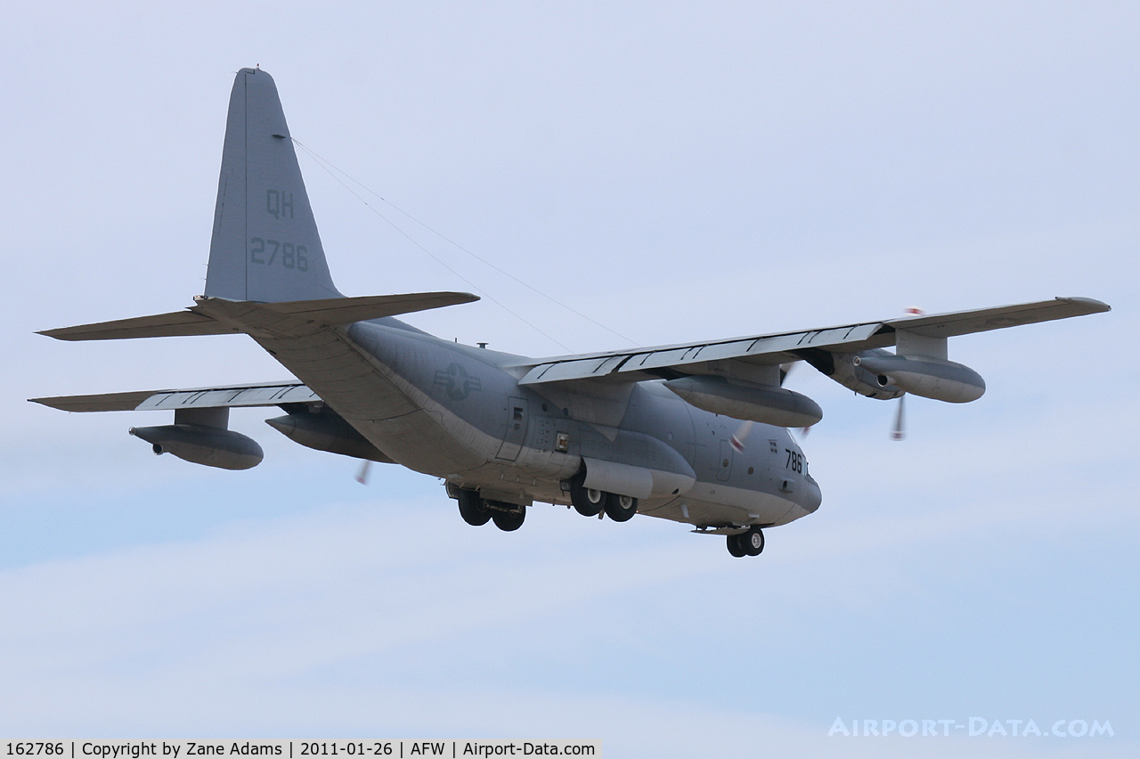 162786, 1983 Lockheed KC-130T Hercules C/N 382-5011, Landing at Alliance Airport - Fort Worth, TX