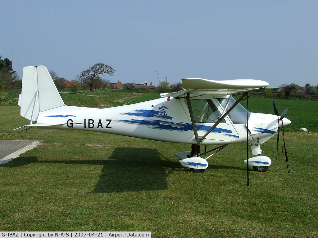 G-IBAZ, 2004 Comco Ikarus C42 FB100 C/N 0409-6622, Taken at Northrepps, UK (Old Strip)