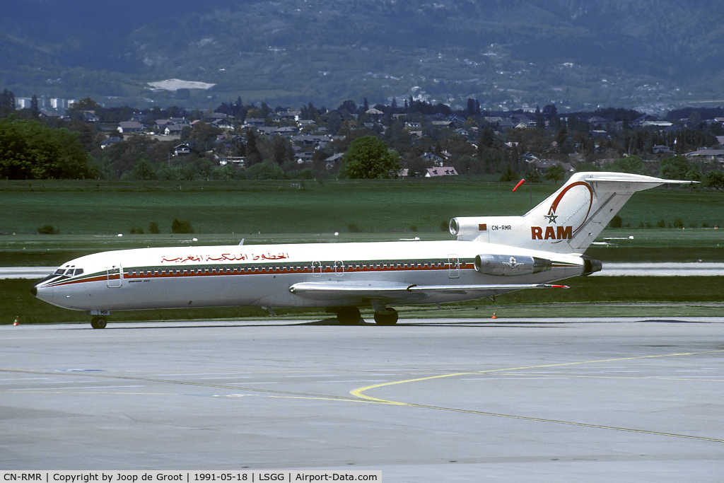 CN-RMR, 1980 Boeing 727-2B6 C/N 22377, taxiing out to the runway