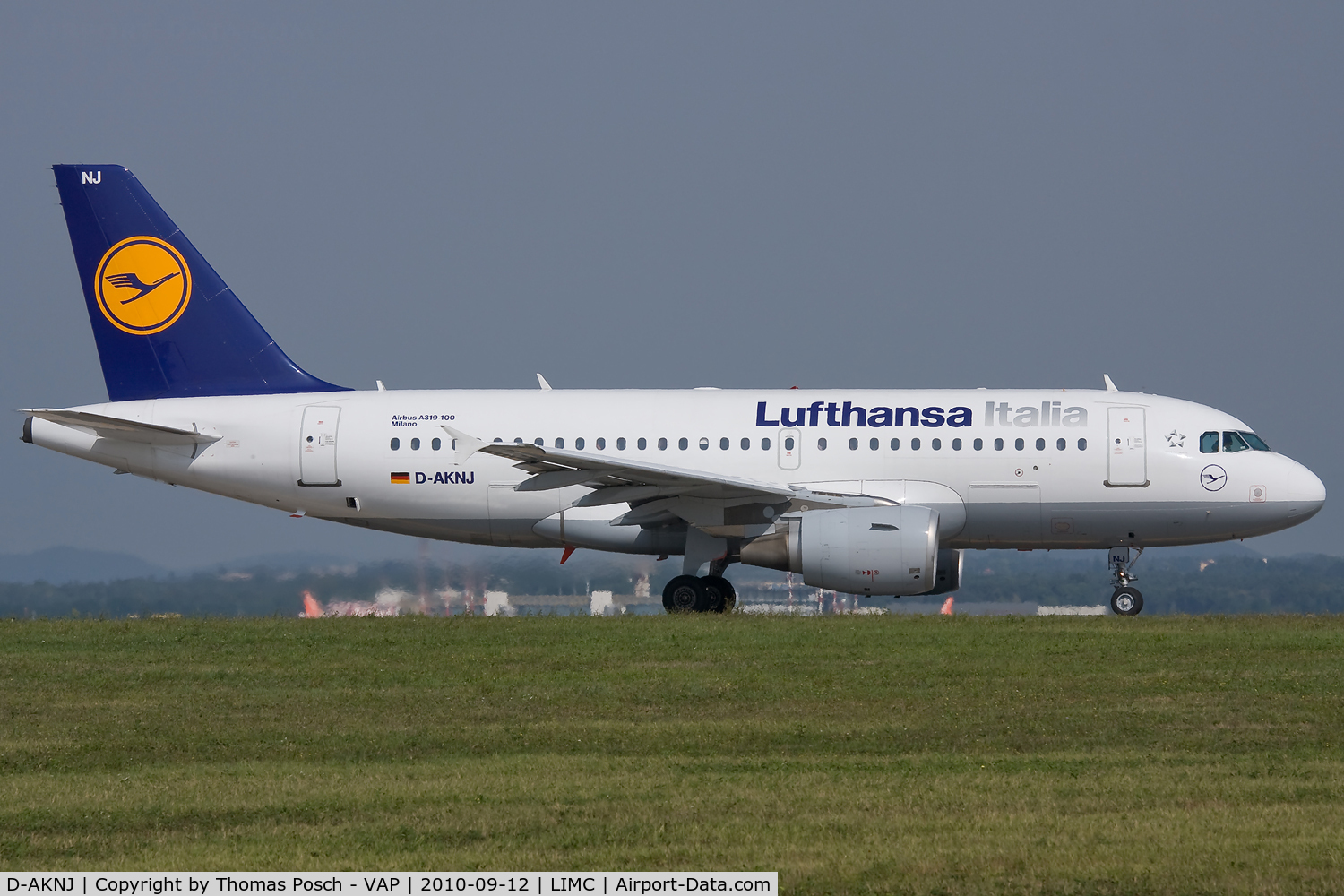 D-AKNJ, 2000 Airbus A319-112 C/N 1172, Lufthansa Italia