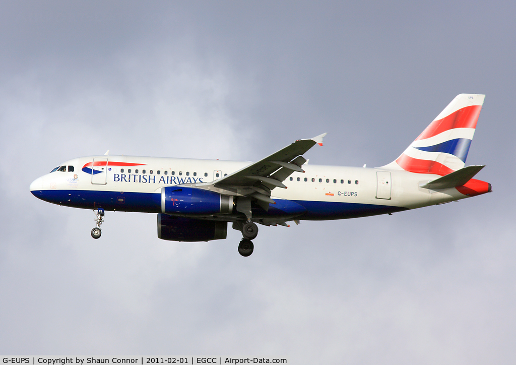 G-EUPS, 2000 Airbus A319-131 C/N 1338, British Airways.