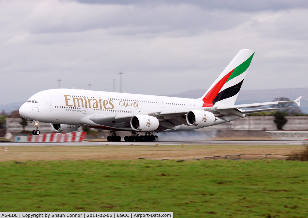 A6-EDL, 2010 Airbus A380-861 C/N 046, Emirates.