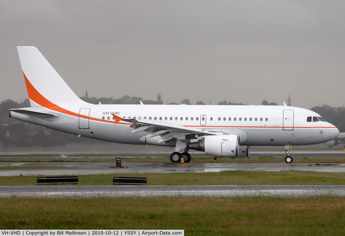 VH-VHD, 2003 Airbus A319-115LR C/N 1999, Operated by Sky Traders for the Australian Government on behalf of Australian Antarctic Services