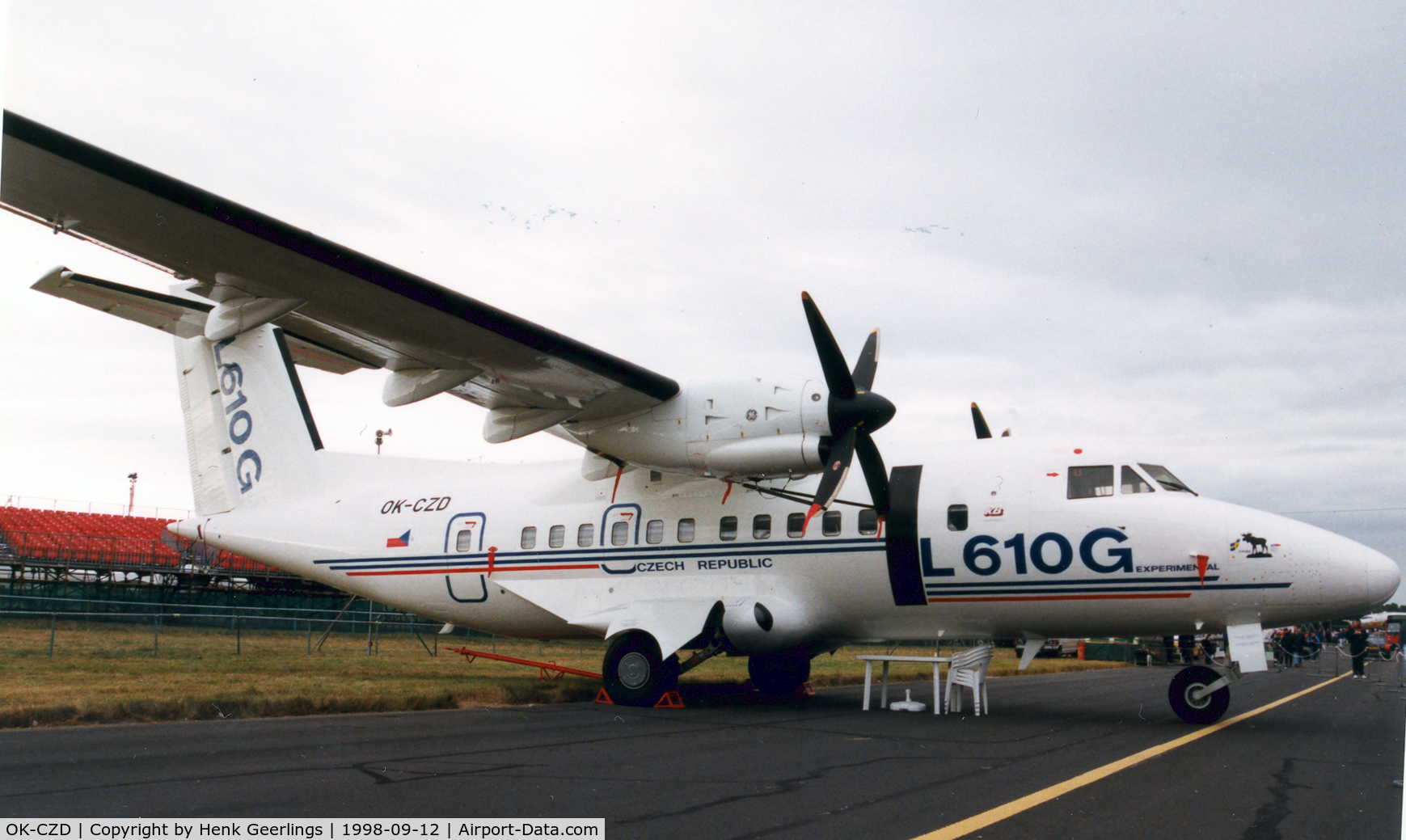 OK-CZD, 1997 Let L-610G Ayres 7000 C/N 0301, Farnborough Airshow