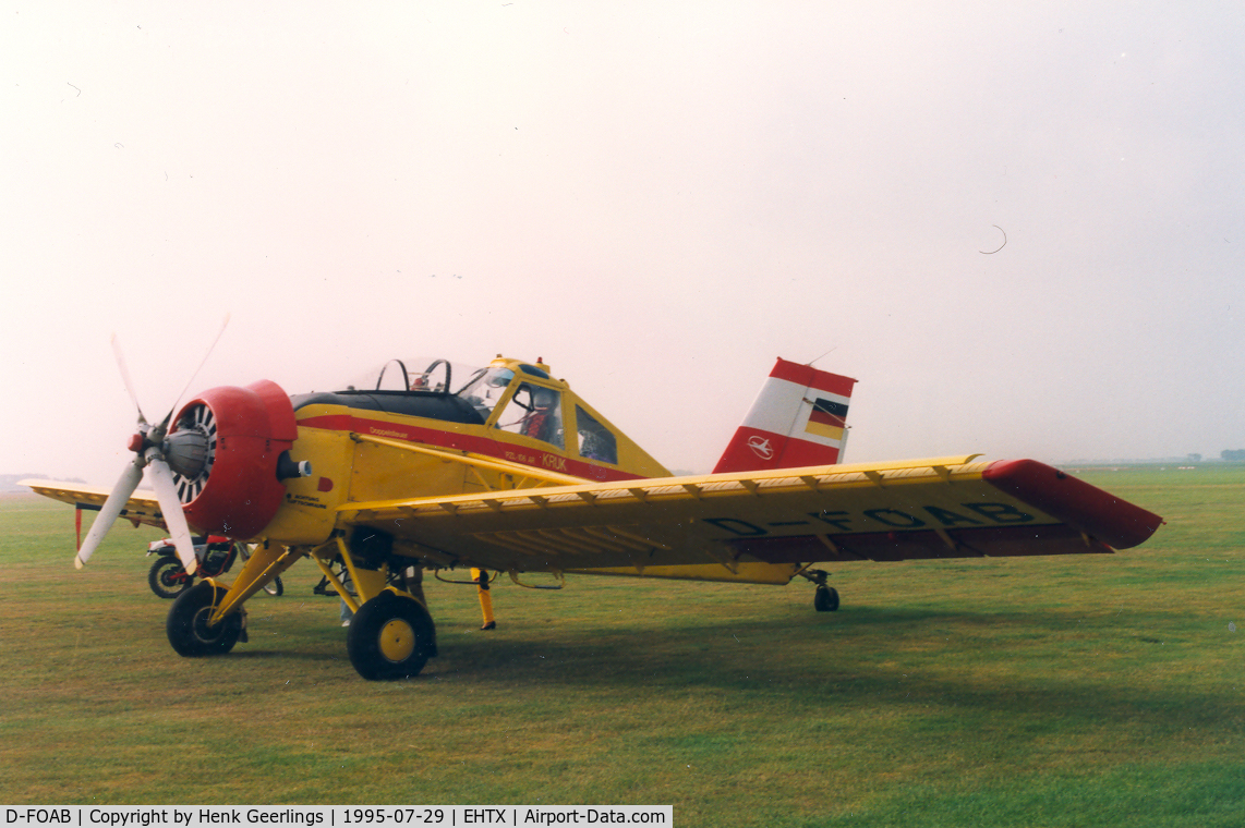 D-FOAB, 1978 PZL-Okecie PZL-106AR/2M Kruk C/N 48040, Texel Air Show 1995