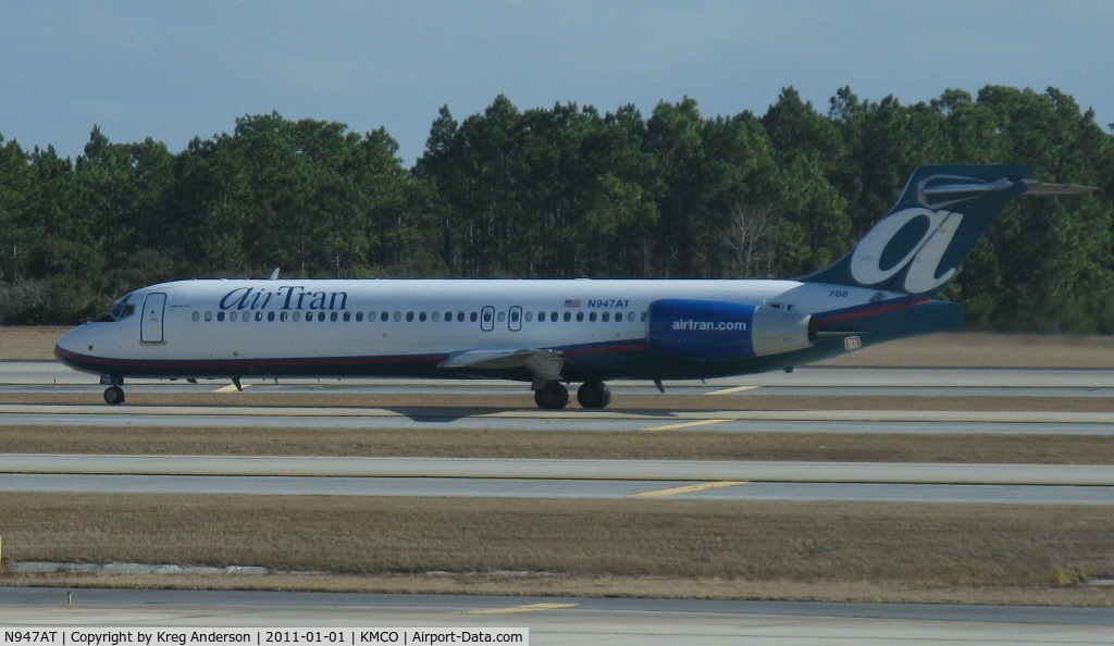N947AT, 1999 Boeing 717-200 C/N 55010, AirTran Boeing 717-200