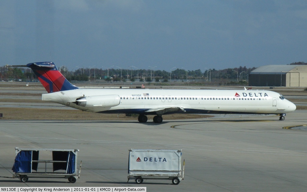 N913DE, 1993 McDonnell Douglas MD-88 C/N 49956, Delta Airlines McDonnell-Douglas MD-88