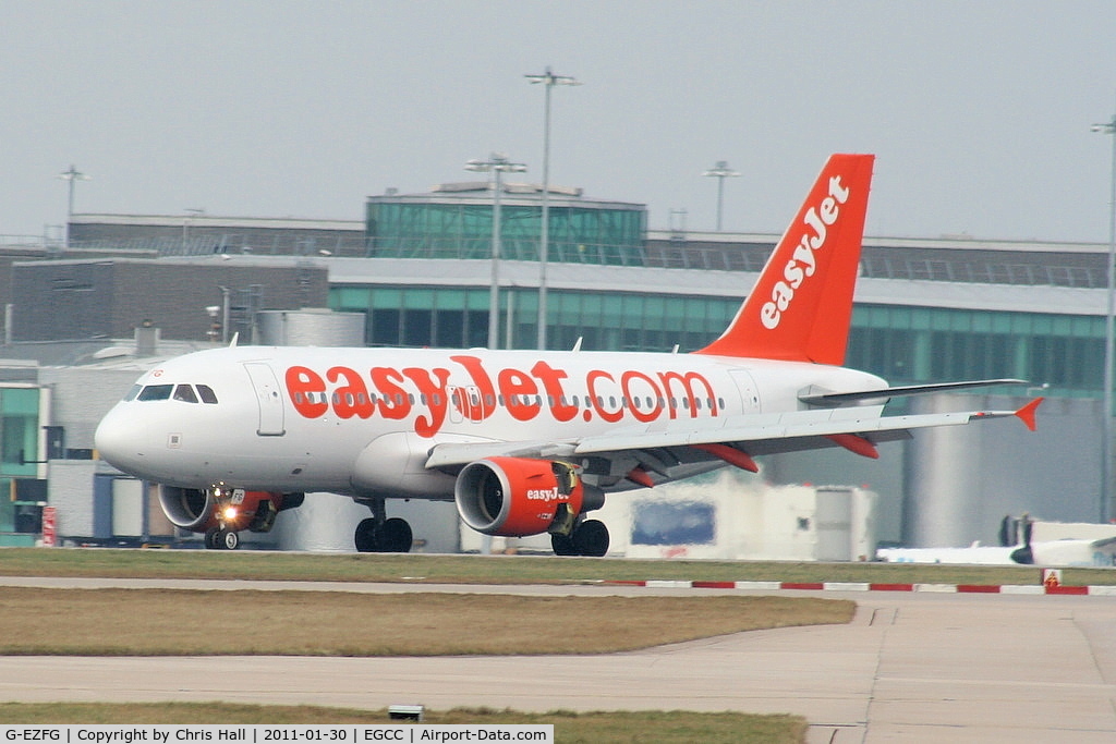 G-EZFG, 2009 Airbus A319-111 C/N 3845, easyJet