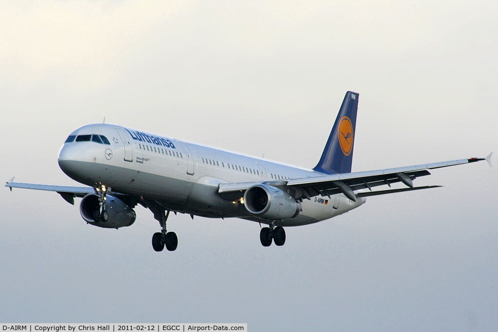 D-AIRM, 1994 Airbus A321-131 C/N 0518, Lufthansa