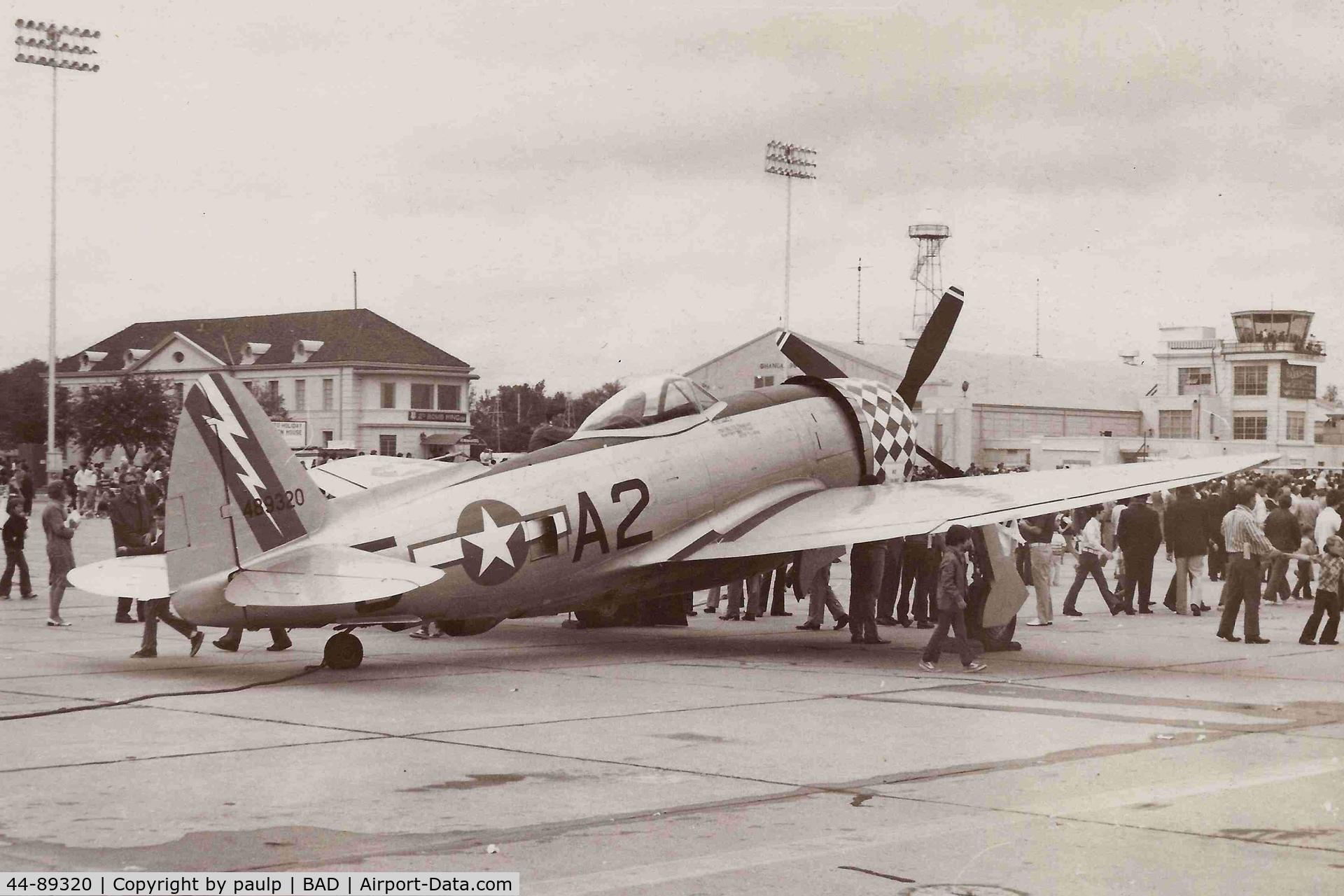 44-89320, Republic P-47N Thunderbolt C/N 539C/1537, Barksdale Air Force Base 