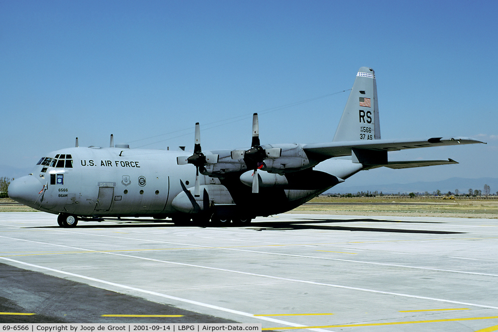 69-6566, 1969 Lockheed C-130E Hercules C/N 382-4340, one of the transports at the Co-operative Key exercise.