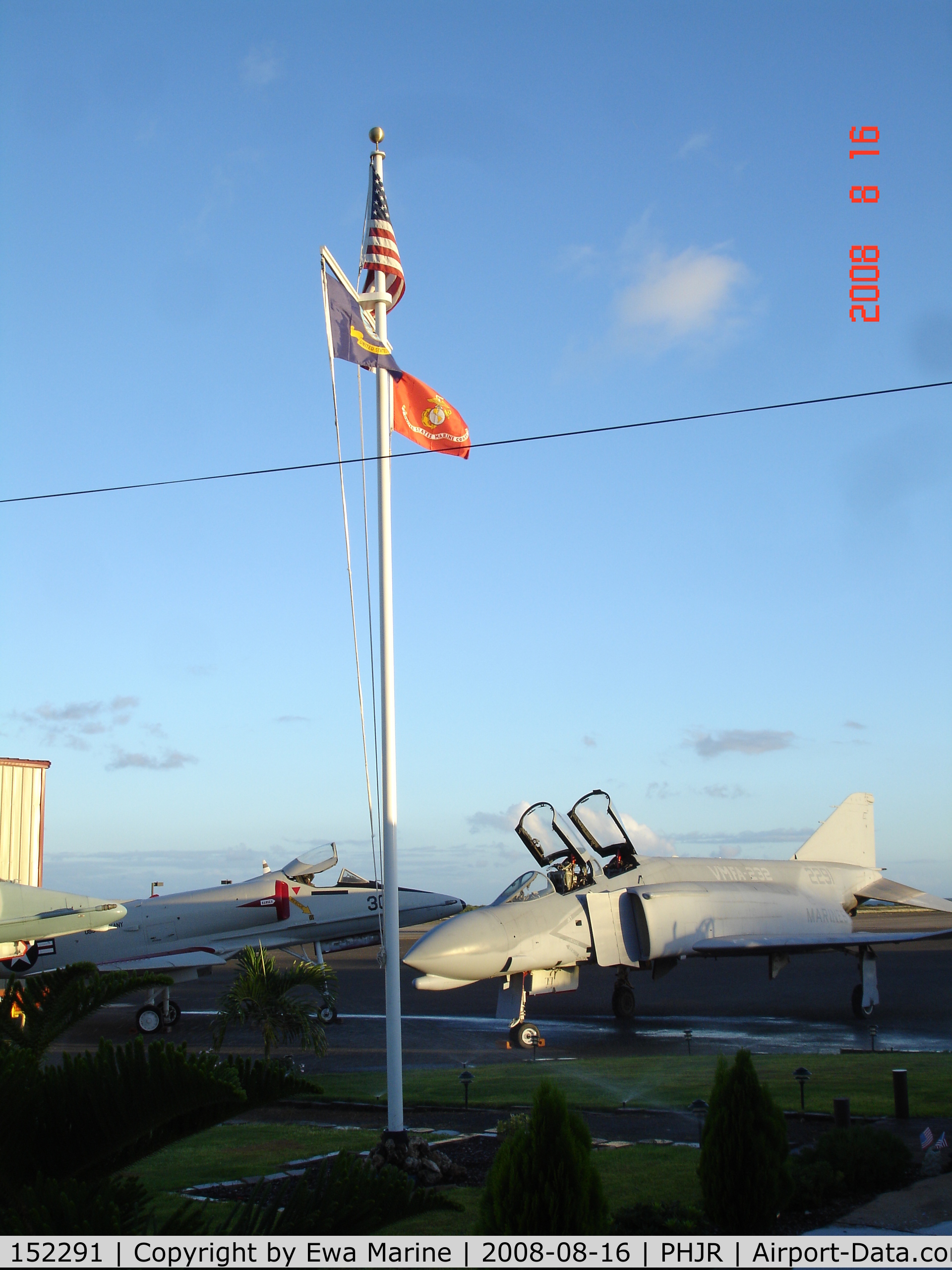 152291, McDonnell F-4N Phantom II C/N 1093, At the Naval Air Museums work parking.