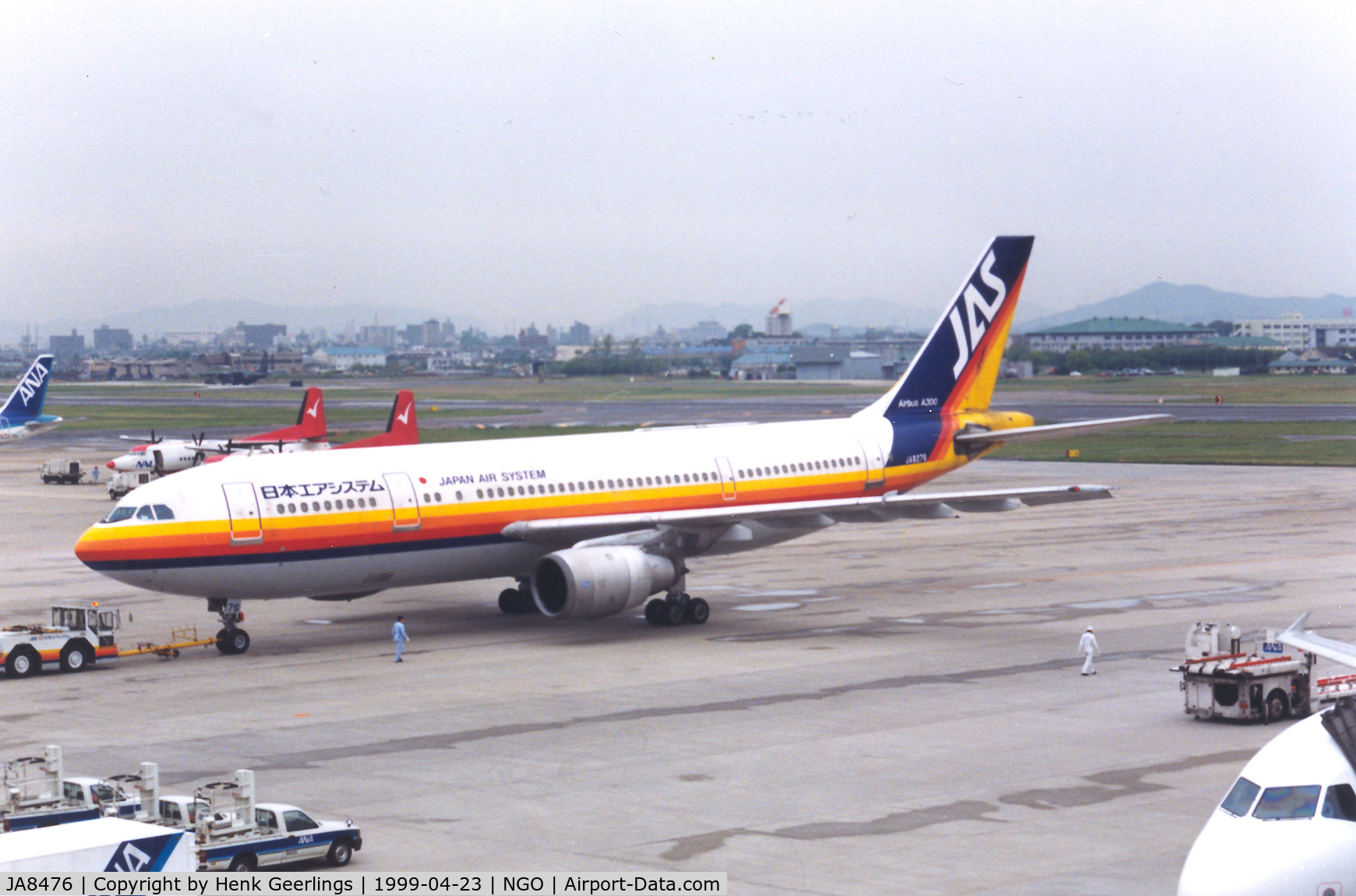 JA8476, Airbus A300B2K-3C C/N 209, Japan Air System - JAS
