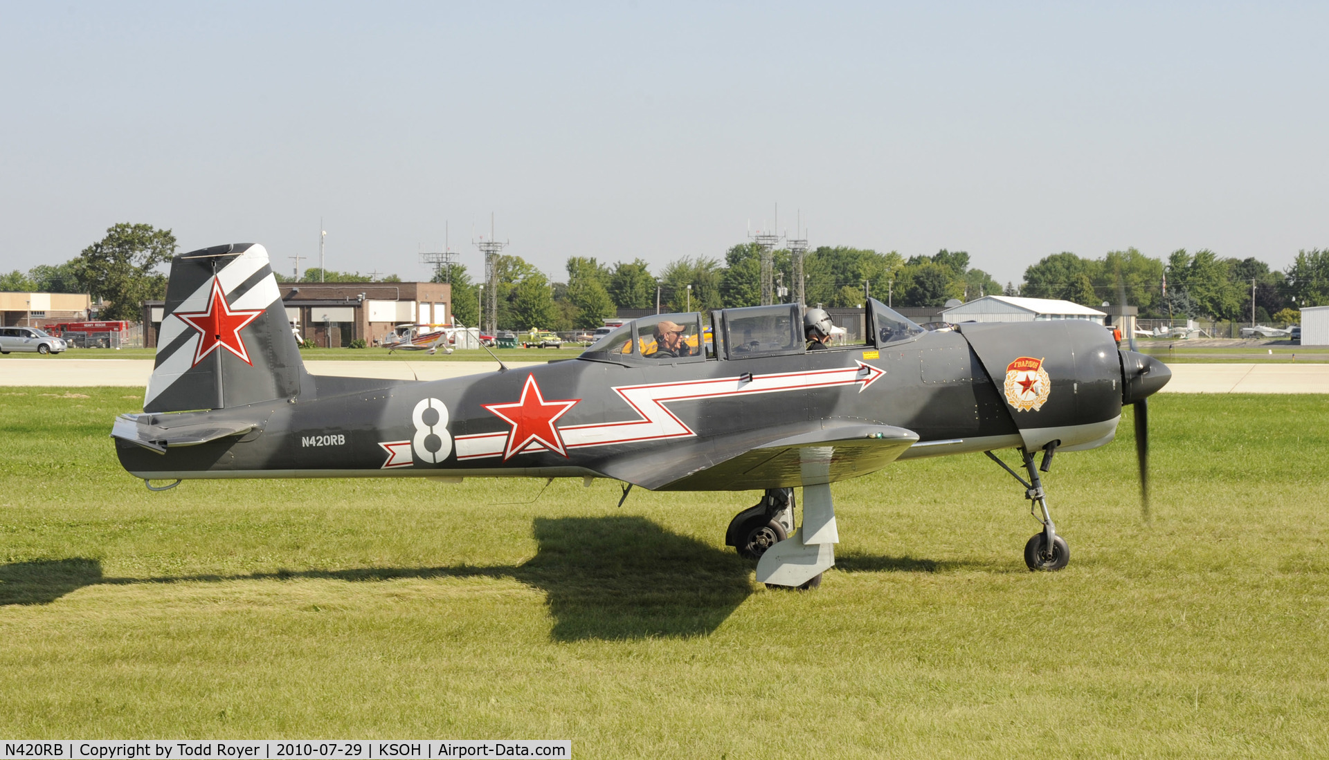 N420RB, 1972 Nanchang CJ-6A C/N 2132049, AIRVENTURE 2010