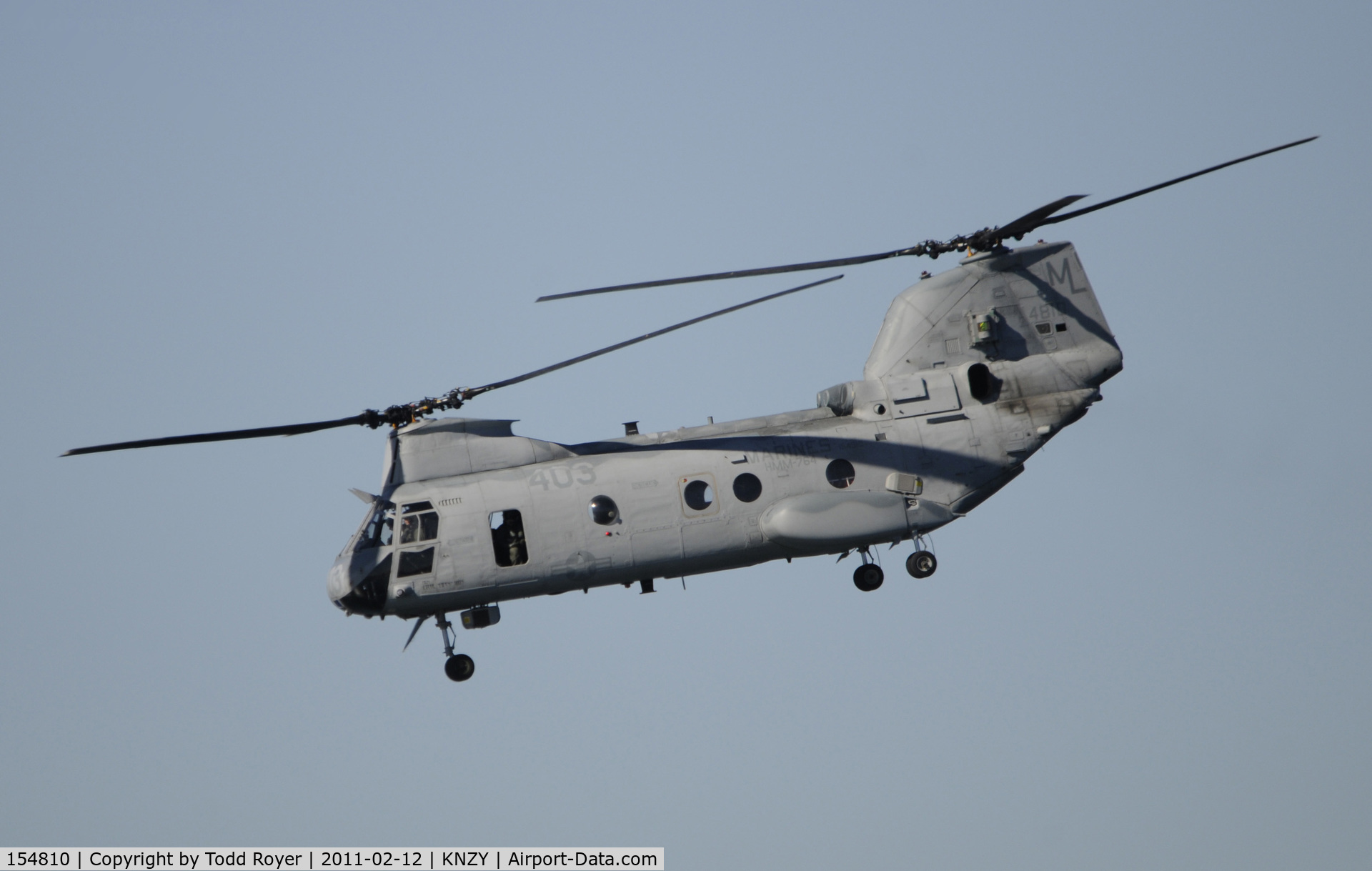 154810, Boeing Vertol CH-46E Sea Knight C/N 2417, Centenial of Naval Aviation