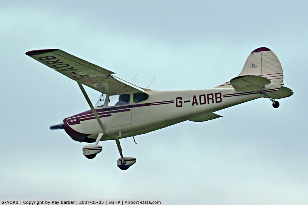 G-AORB, 1952 Cessna 170B C/N 20767, Cessna 170B [20767] Popham~G 05/05/2007.