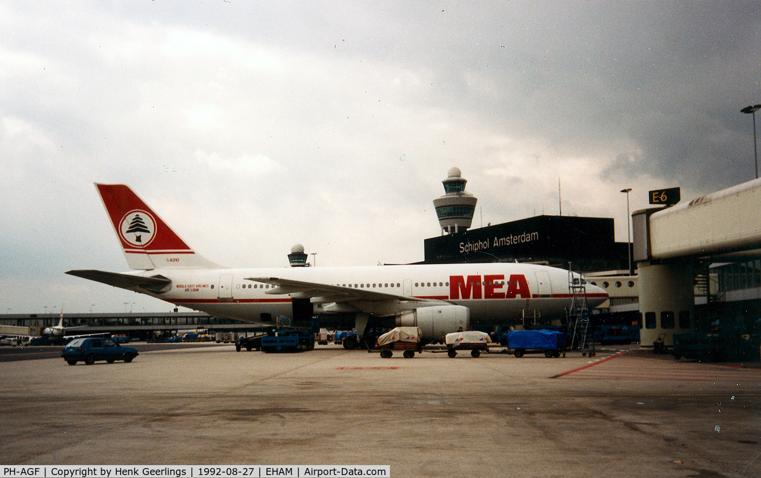 PH-AGF, 1984 Airbus A310-203 C/N 297, MEA , A310 lsd from KLM