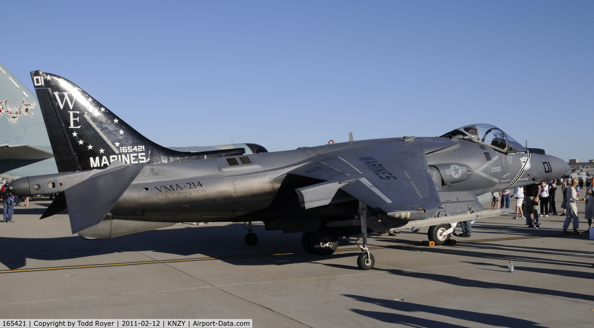 165421, Boeing AV-8B+(R)-27-MC Harrier II Plus C/N B293, Centennial of Naval Aviation