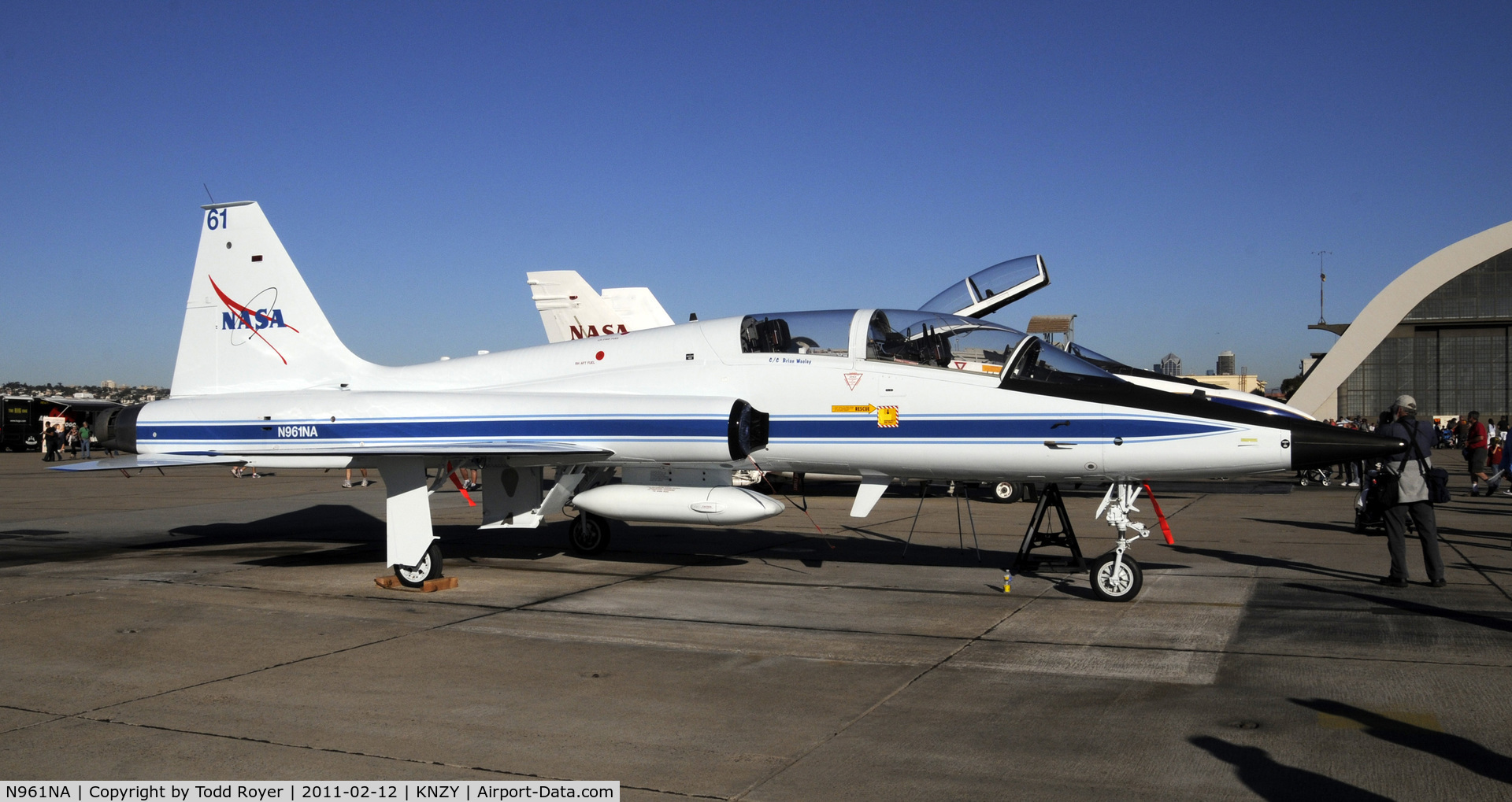 N961NA, 1974 Northrop T-38A C/N 70-1555, Centennial of Naval Aviation