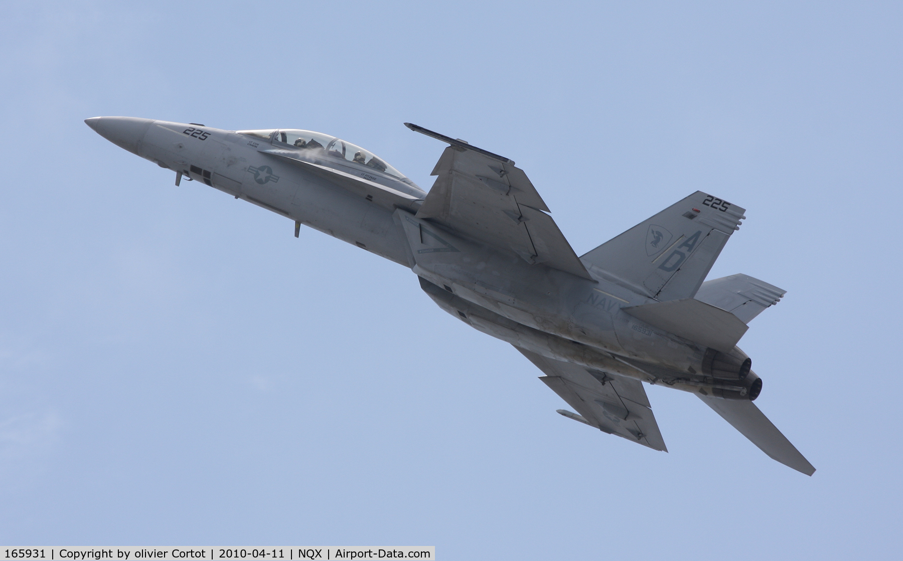 165931, Boeing F/A-18F Super Hornet C/N F077, NAS Key west airshow