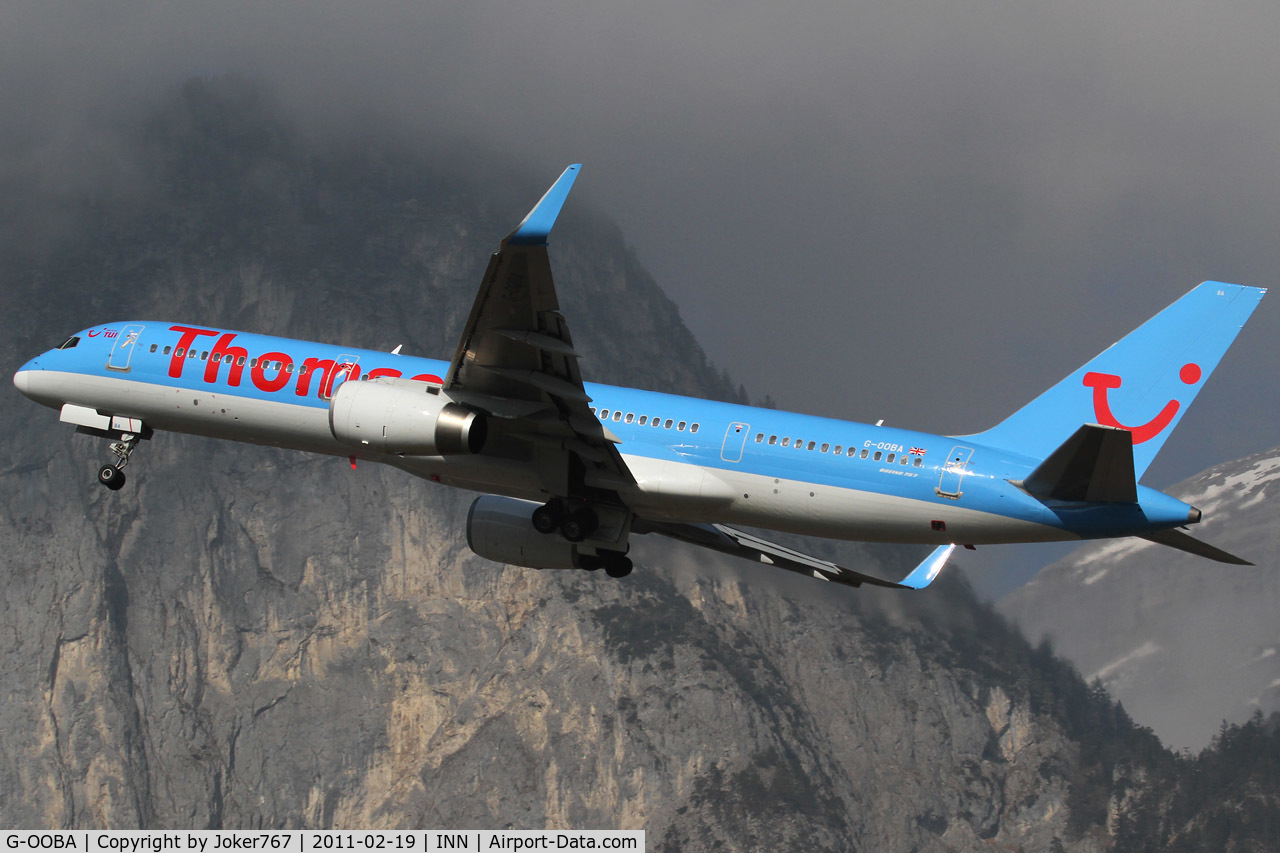 G-OOBA, 2000 Boeing 757-28A C/N 32446, Thomson Airlines