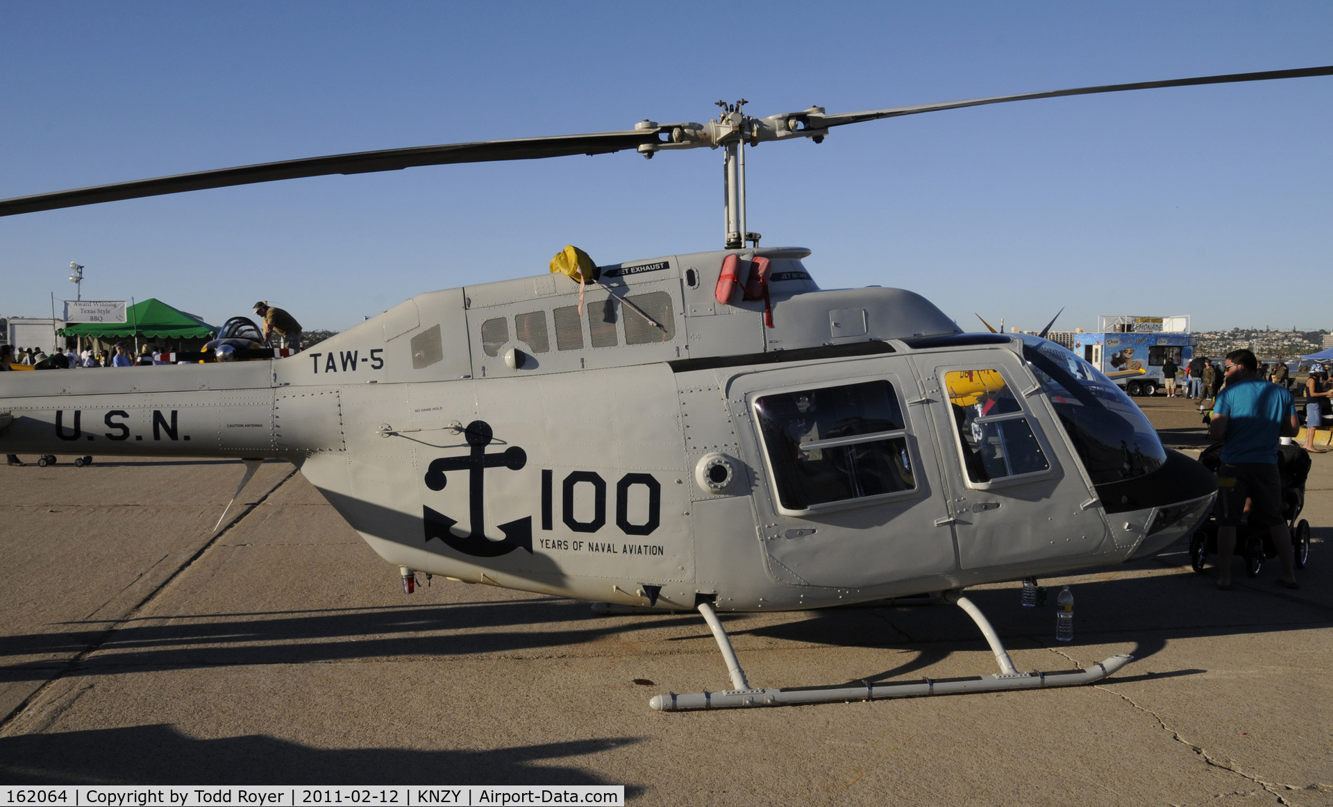 162064, Bell TH-57C Sea Ranger C/N 3739, Special paint for the Centennial of Naval Aviation
