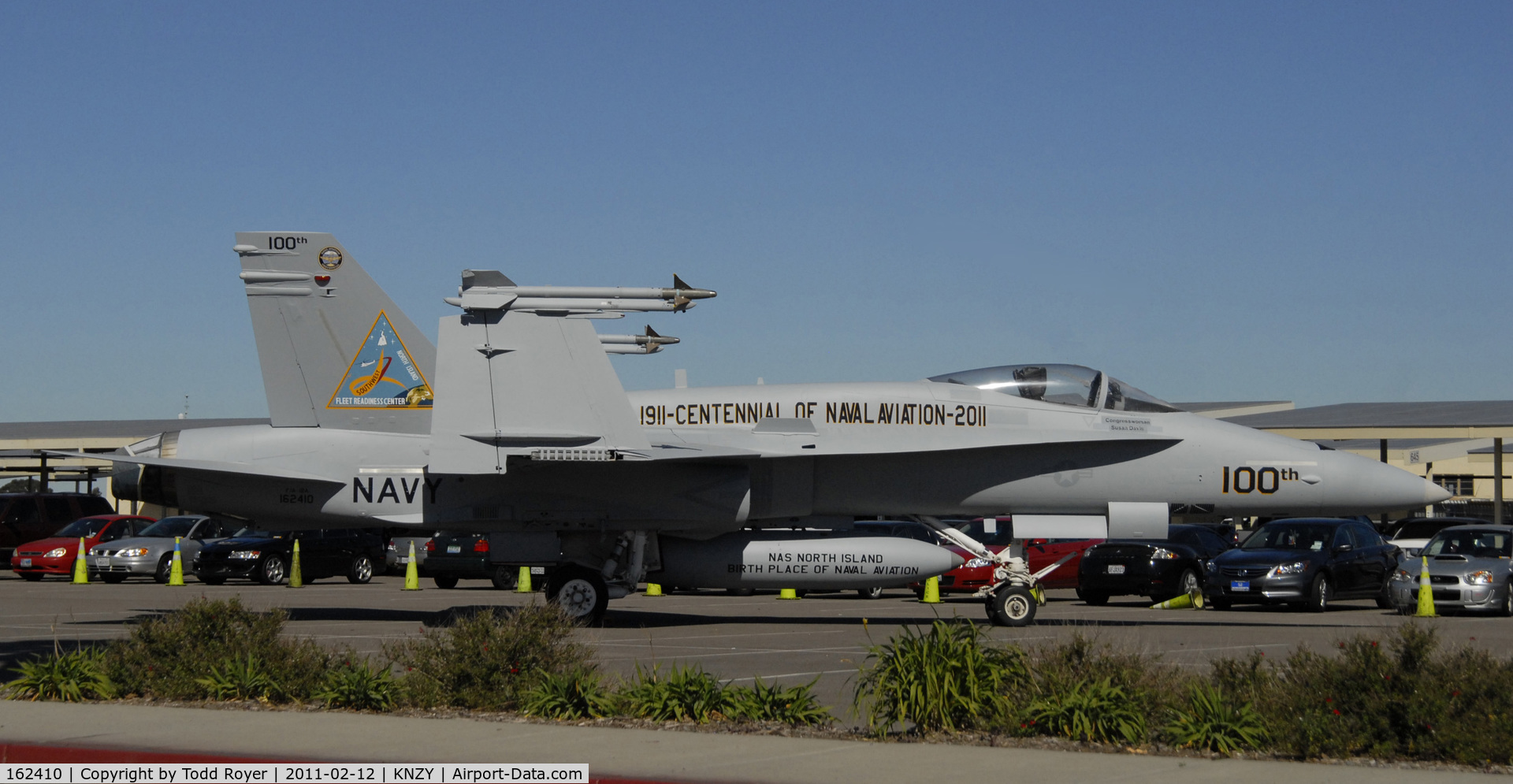 162410, McDonnell Douglas F/A-18A Hornet C/N 0242/A192, Special paint for the Centennial of Naval Aviation