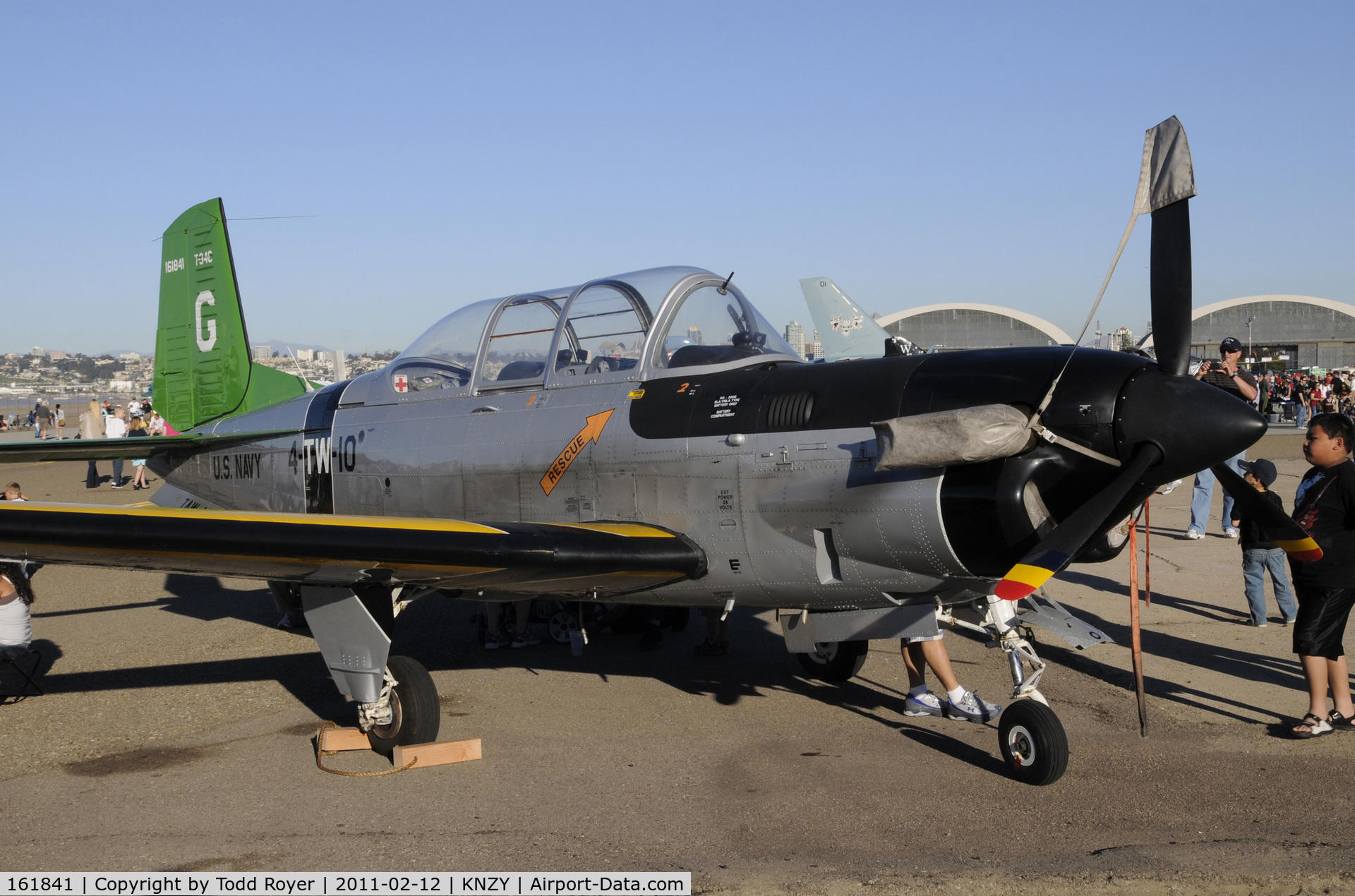 161841, Beech T-34C Turbo Mentor C/N GL-236, Special paint for the Centennial of Naval Aviation
