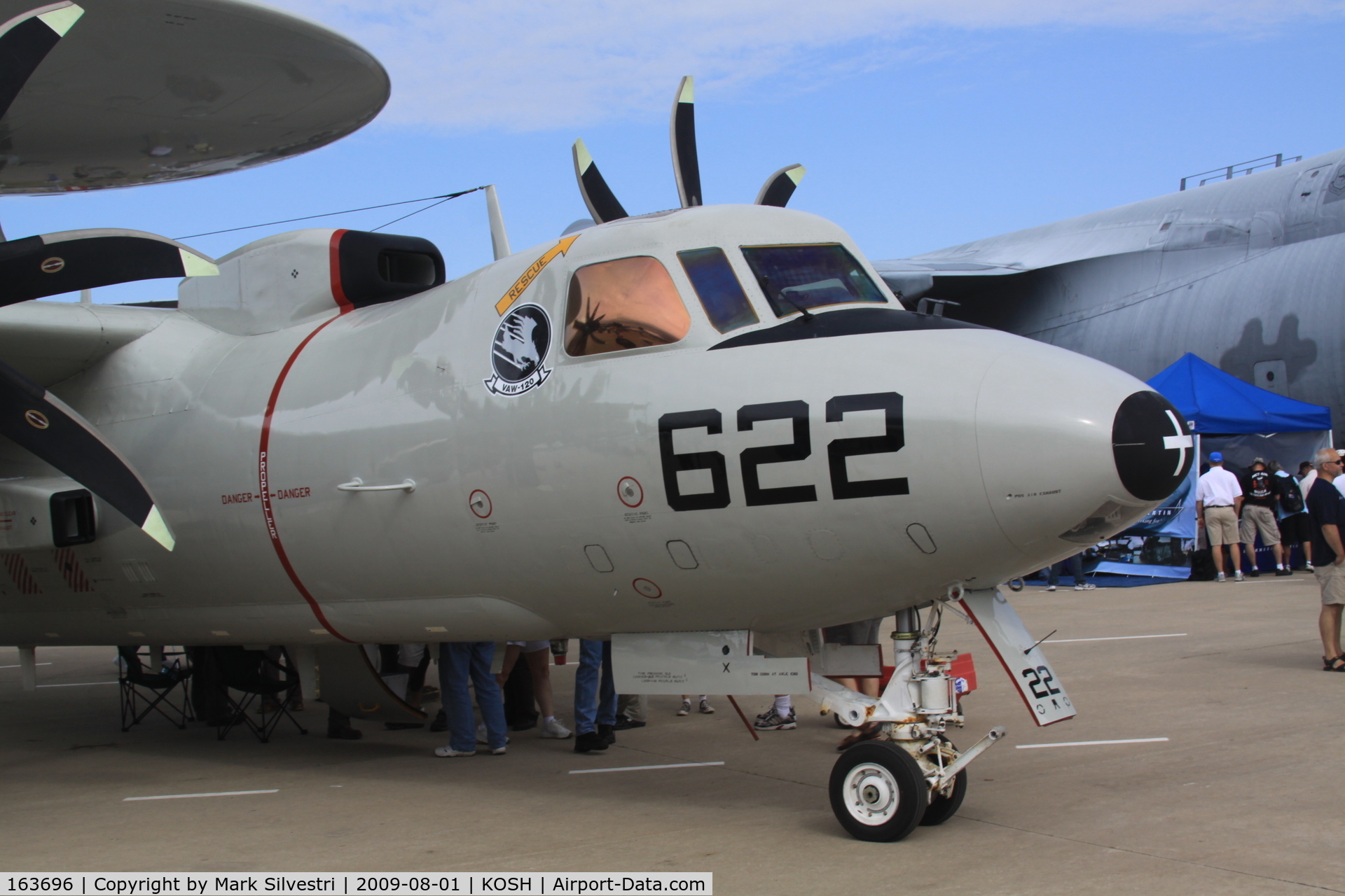 163696, Grumman E-2C Hawkeye Group 1 C/N A132, AirVenture 2009