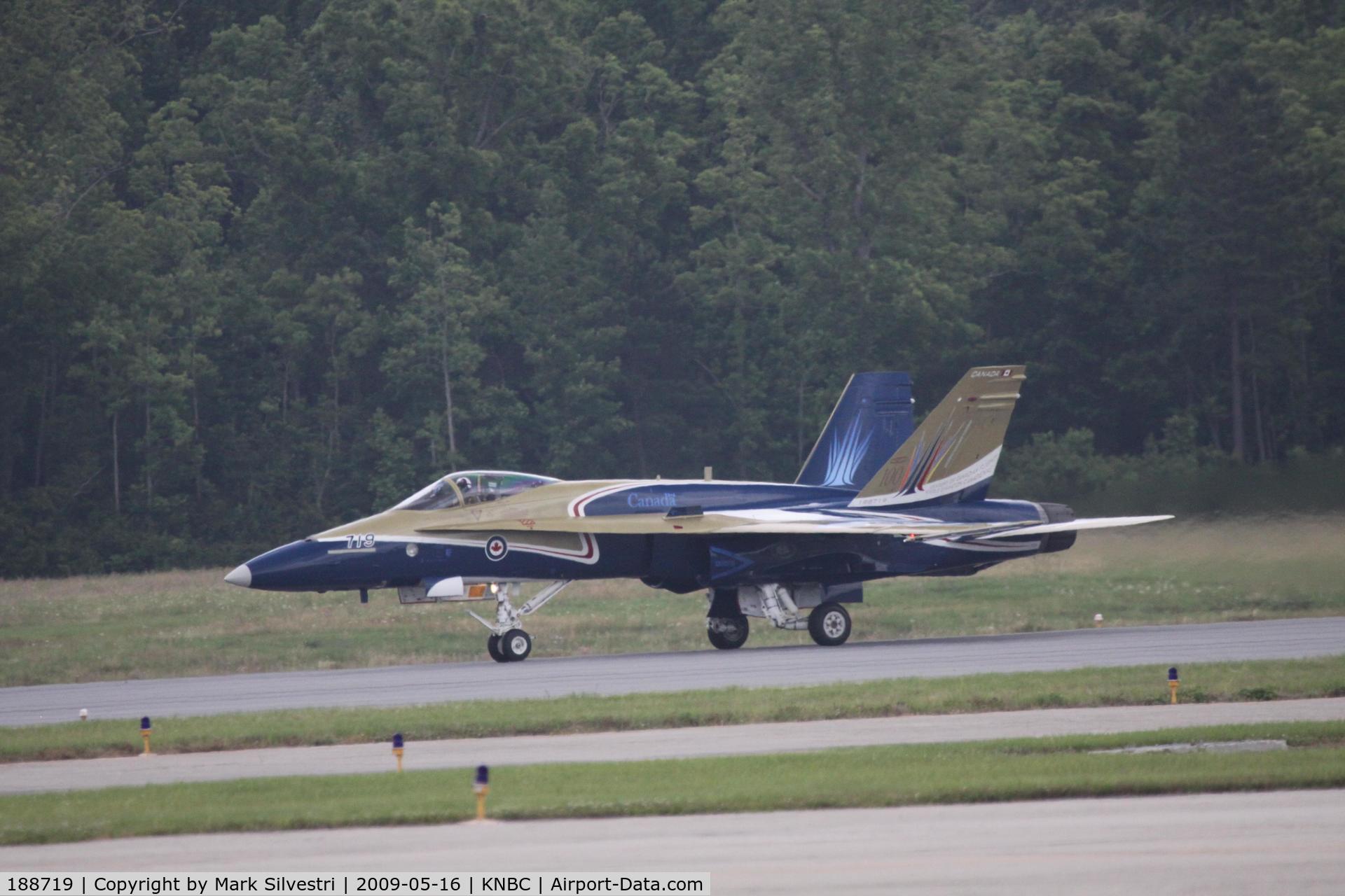 188719, McDonnell Douglas CF-188A Hornet C/N 0178/A139, MCAS Beaufort 2009