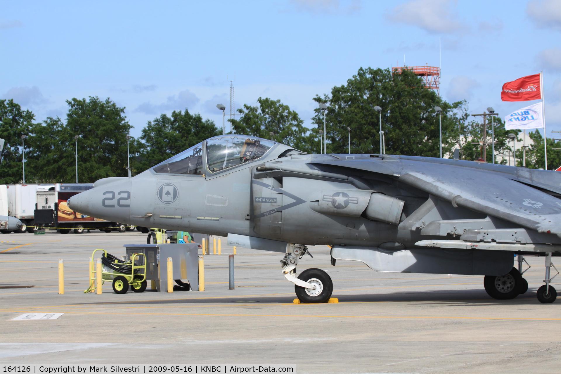 164126, McDonnell Douglas AV-8B Harrier II C/N 202, MCAS Beaufort 2009