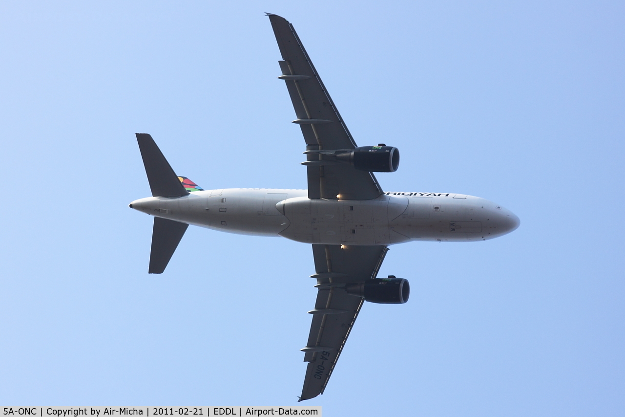 5A-ONC, 2008 Airbus A319-111 C/N 3615, Afriqiyah Airways