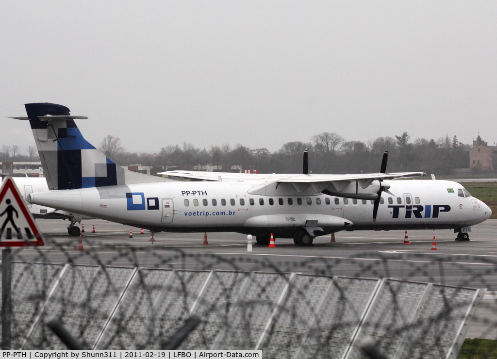 PP-PTH, 1993 ATR 72-202 C/N 365, Parked at the General Aviation after returned to lessor... For AZUL Lineas Aereas...