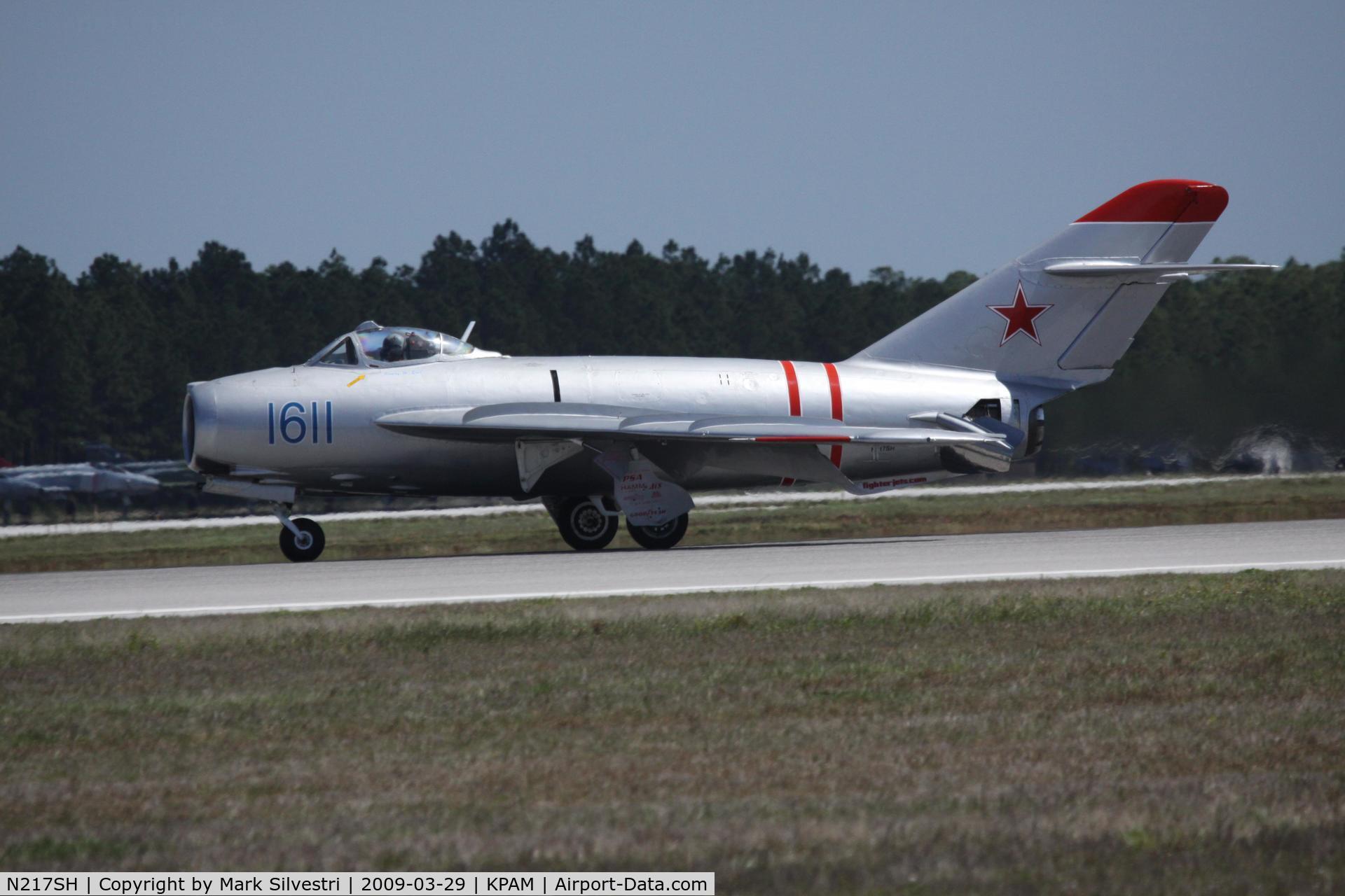 N217SH, 1959 PZL-Mielec Lim-5 (MiG-17F) C/N 1C1611, Tyndall 2009