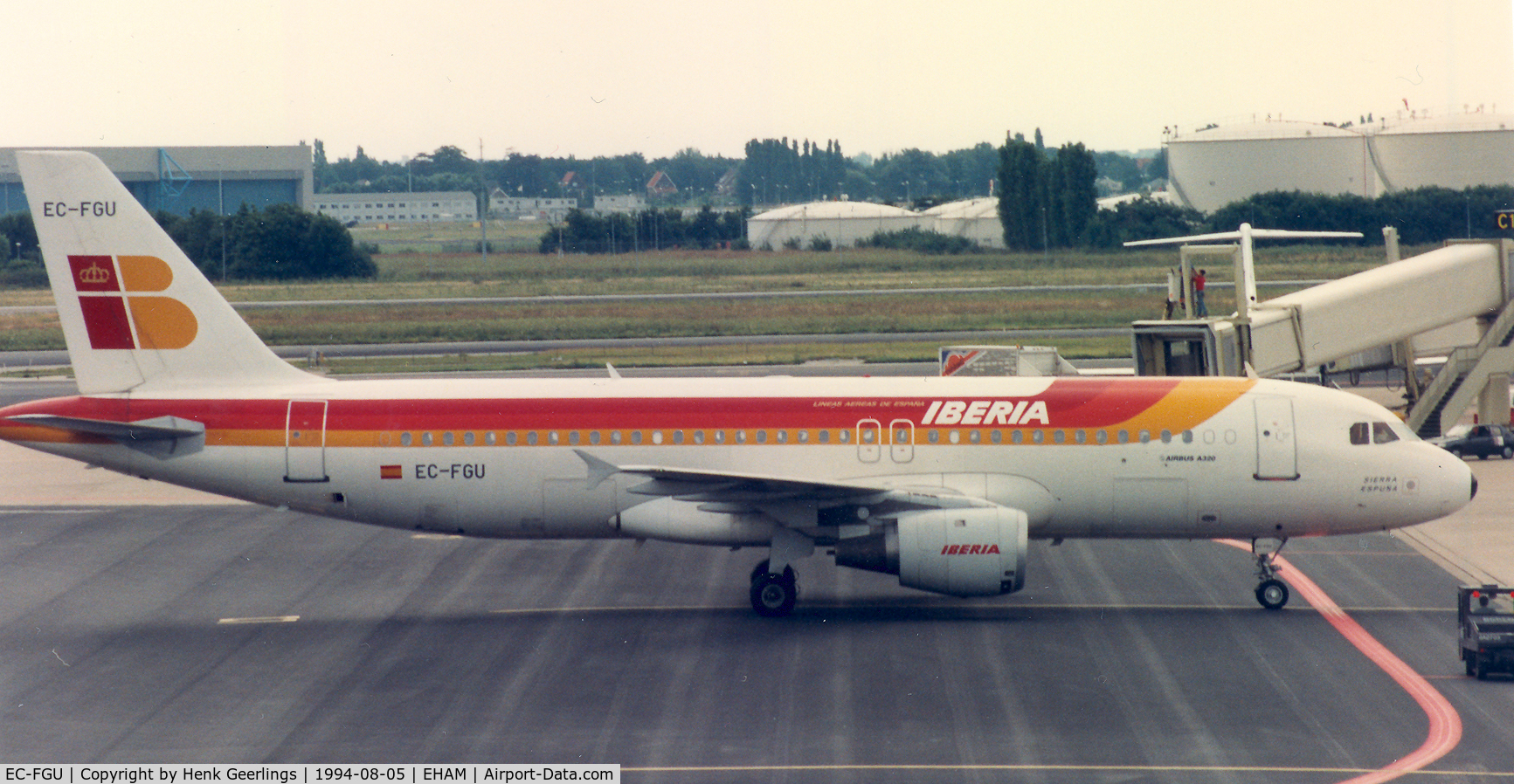 EC-FGU, 1991 Airbus A320-211 C/N 199, Iberia