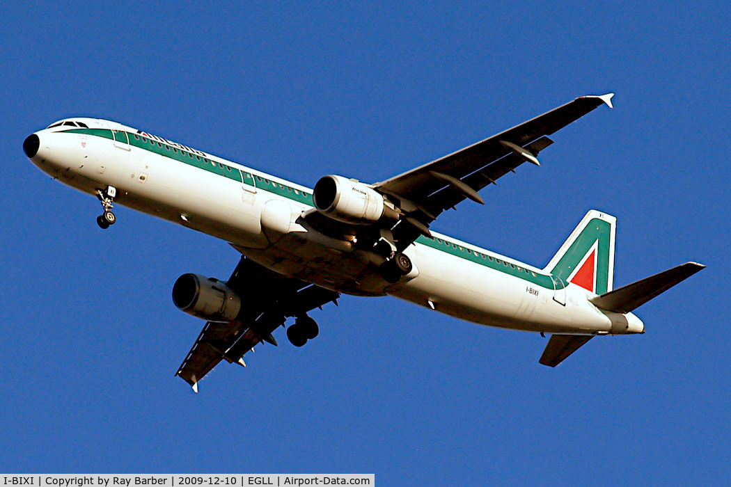 I-BIXI, 1994 Airbus A321-112 C/N 494, Airbus A321-112 [0494] (Alitalia) Home~G 10/12/2009.