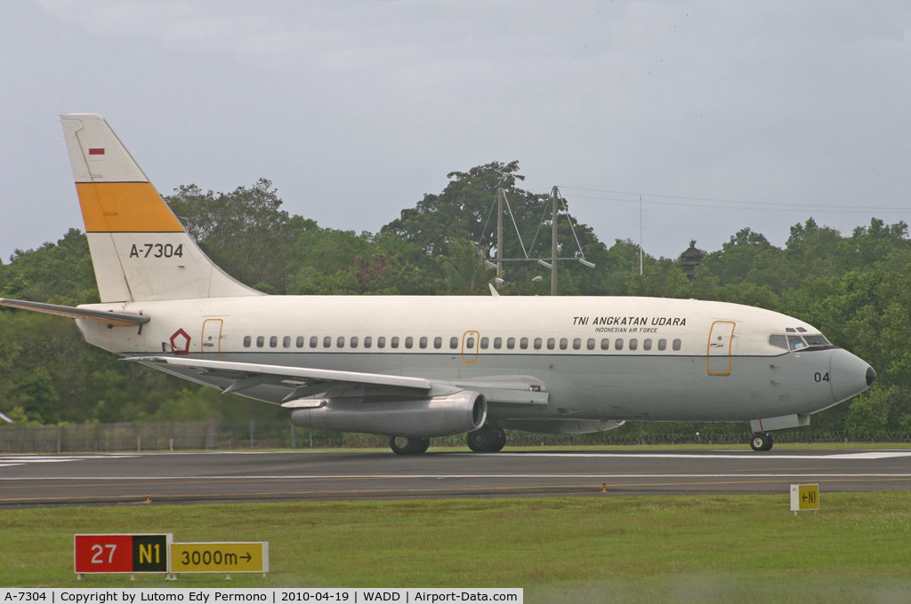 A-7304, 1978 Boeing 737-2Q8 C/N 21518, Indonesian Air Force TNI-AU