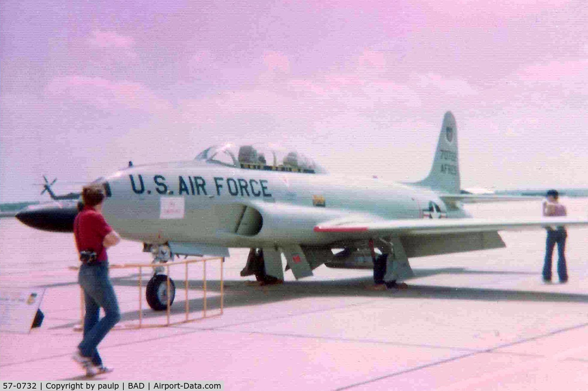 57-0732, 1957 Lockheed T-33A Shooting Star C/N 580-1461, Barksdale Air Force Base 