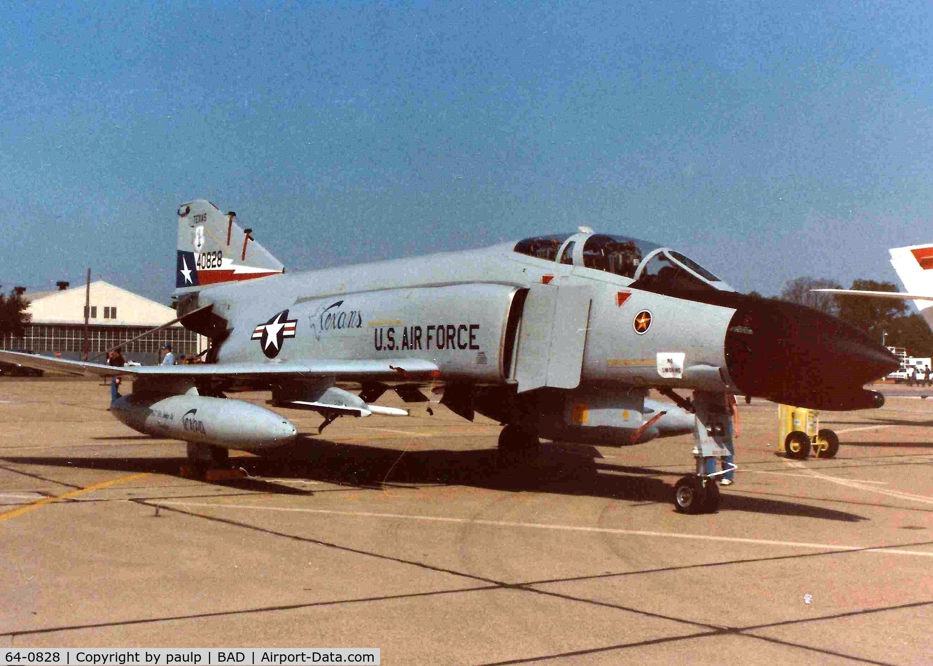 64-0828, 1964 McDonnell F-4C Phantom II C/N 1167, Barksdale Air Force Base 